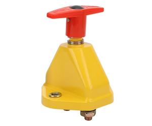 Dilwe Interruptor de Desconexión de BateríA de Automóvil, Interruptor de Desconexión Principal de BateríA de Tornillo de Cobre 300 A 12 V A 48 V con Cubierta Trasera Aislada para Barco, RV, Remolque,
