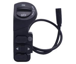 Dilwe Interruptor de Luz del Scooter Elctrico, Interruptor de Seal de Porttil Monte de Soporte Handlewer y de para Reemplazo