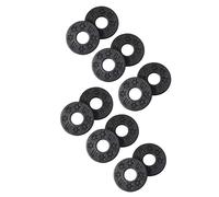 Dilwe Juego de 12 Arandelas de Goma para Correa de Guitarra, Kit de Cerraduras Decorativas Antideslizantes para Correa de bajo con Fácil Instalación Deslizante, para Reparación y