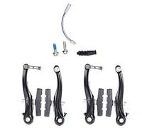 Dilwe Juego de 2 Frenos Delanteros y Traseros para Bicicleta de Montaña, V-Frein de Aleación de Aluminio Ligera y Duradera con Pastillas Anti-Rayado para una Gran Capacidad