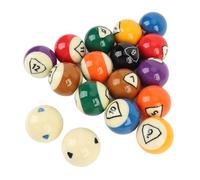 Dilwe Juego de Bolas de Billar, Juego Profesional de 16 Bolas con Resina de Alta Dureza para Estándar de Competencia Internacional, Diámetro de 2,25 Pulgadas