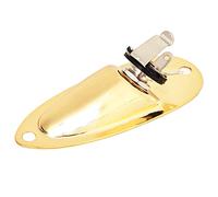 Dilwe Juego de Conectores de Salida de Guitarra de Barco de Metal Dorado, Placa de Entrada de Pastilla de Guitarra Eléctrica para Constructores