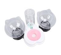 Dilwe Juego de Cuencos de Comida y Agua para Gatos, Protector de Cuello Antivuelco, Cuenco de Alimentación Doble para Tienda de Mascotas Casera (Estilo 1)