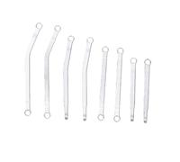 Dilwe Juego de Eslabones de Chasis de Alto Espacio, Kit de Varillaje de Aleación de Aluminio para SCX30 XI-2261 AXI-2048, con Acabado Pulido para Mejorar la Escalada y la