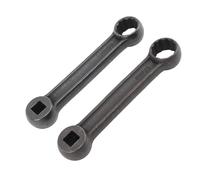 Dilwe Juego de Llaves de Tubo para Montaje de Motor de 16 Mm y 17 Mm Llave de Tubo para Montaje de Motor de Metal Agarre Cómodo Alta Resistencia para W203 W210 W211 W220 W221 W204