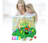 Dilwe Juego de Mesa Interactivo de Liebre y Tortuga, Juego de Pensamiento Crítico para Niños, Juguete Seguro y Respetuoso con el Medio Ambiente