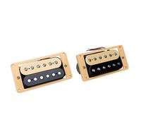 Dilwe Juego de Pastillas de Doble Bobina, Pastillas Humbucker de Metal y Plástico, Mástil y Puente de Alto Rendimiento para Guitarristas Eléctricos