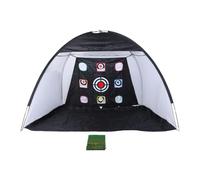 Dilwe Juego de Red de Práctica de Golf, Tienda de Campaña Plegable con Objetivo de Entrenamiento, Red de Golpeo de Poliéster para Jardín, para Uso en Interiores y Exteriores. (Juego de 9 Agujeros.)