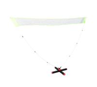 Dilwe Juego de Red Portátil de Bádminton, con Ajustable para Práctica de Tenis y Bádminton, Uso Familiar Al Aire, Soporte Plegable