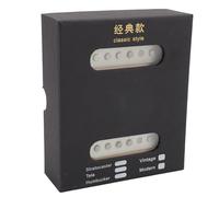 Dilwe Juego de Repuesto de Pastilla de Bobina Simple con Imanes Alnico V, Fácil de Instalar para Guitarra Eléctrica, Excelente Opción para Entusiastas de la Guitarra