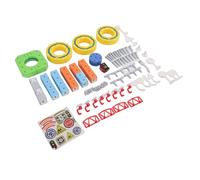 Dilwe Juego de Trenes Eléctricos Magnéticos, Material ABS, Construcción de Vías 3D, Trenes Motorizados para Niños y Niñas de 3 a 10 Años