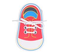 Dilwe Juguete de Desarrollo Temprano para Enhebrar Cordones de Zapatos Suaves para Niños, Ideal para Profesores de Jardín de Infantes (Juguete para Atar y encordar)