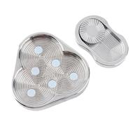 Dilwe Juguete Deslizante de Rotación Triangular, Control Deslizante de Empuje de Metal con Textura única, Juguete Sensorial Fidget para Adultos Alivio de la Ansiedad y Mejora del Enfoque