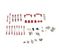 Dilwe Kit de Barras de Traction Aluminio RC para Crawler, Actualizaciones y Accesorios compatibles con WPL C24 C14 C14K C24K para Upgrades, Racing, Off-Road y más escenarios