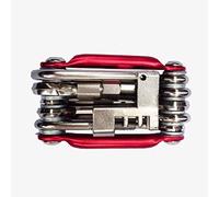 Dilwe Kit de Herramientas de Reparación de Bicicletas 11 en 1 Herramientas de Metal para Bicicletas con Llave Destornillador Herramienta de Cadena 87 X 47 X 21 Mm Herramienta Multifunción Portátil