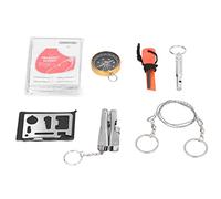 Dilwe Kit de Herramientas de Supervivencia, Caja de Emergencia Duradera con Gran Espacio de Almacenamiento para Coche, Camping, Viajes, Hogar, Oficina, Deportes