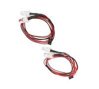 Dilwe Kit de Luces LED RC de 2 Piezas, Luces LED de Alto Brillo con Cuentas de 8 Mm para Automóviles RC, con Fácil Instalación, para HSP Axial SCX10 D90 Hpi Car Truck Crawler (luz blanca)