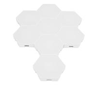 Dilwe Kit de Luz de Pared Hexadecimal de RGB, Wifi USB USB Kit de Luz de Pared RGB para Noches de Juegos de Cine Noches