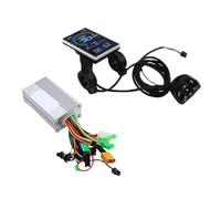 Dilwe Kit de Pantalla LCD para Scooter Eléctrico, con Controlador sin Escobillas de 350 W y Pantalla a Color para Modificación de Scooter de Ciclo Eléctrico