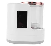 Dilwe Limpiador de Brochas de Maquillaje Eléctrico 3 en 1, Herramienta Automática Alimentada por USB con Función de Secado y Diseño de Temporizador para Todos los Tamaños de Brochas de Belleza