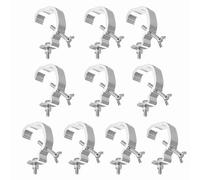 Dilwe Luz de la Etapa de 10 Piezas Soporte de Luz DJ, Capacidad de Carga de 44 Lb de del Gancho del Kit de Iluminación de la Etapa del Gancho con Diámetro Adecuado para Truss, Capacidad Máxima