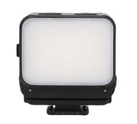Dilwe Luz de relleno LED, 20 cuentas 3 temperaturas de color 4 niveles de brillo Luz auxiliar magnética con puerta para trineo frío agujero para tornillo de 1/4 de pulgada, para (con)