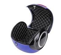 Dilwe Maleta para Motocicleta ABS Maleta Trasera Impermeable para Motocicleta Caja de Maletero Portátil de 32 L con Respaldo de Tira Reflectante y Forro de PU para Conductores con Portaequipajes