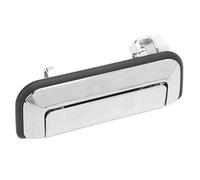 Dilwe Manija de Puerta Exterior de Coche ABS Cromada Manija de Puerta Exterior Reemplazo a Presión Agarre Ergonómico Estándar OEM para L200 L300 Bus Pajero Sport (delantera izquierda