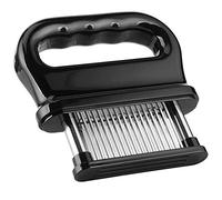 Dilwe Martillo para Carne, Herramienta Ablandadora Negra, 48 Agujas, Ergonómico, Ideal para Cocinar Carne de Res, Pollo y Cerdo