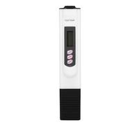 Dilwe Medidor Digital LCD TDS para Monitoreo de la Calidad del Agua, Bolígrafo Portátil de 0-9999 PPM para Pruebas Domésticas y de Laboratorio (WHITE)