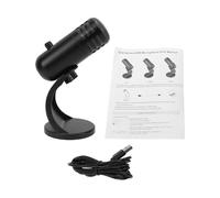 Dilwe Micrófono USB, Micrófono de Condensador con Cancelación de Ruido, Iluminación RGB y Control de Volumen para Streaming, Podcasts y grabaciones.