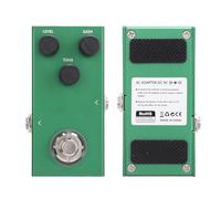 Dilwe Mini Guitarra Overdrive Pedal Vintage Aluminio Aluminio Pedal de Efecto de Guitarra de Sonido Suave para Bajistas Eléctricos