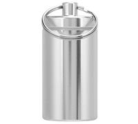 Dilwe Mini-Kain Mini-Kain - Caja médica de aleación de aluminio impermeable para las zonas de viaje de elementos esenciales (cilindro de aluminio para una semana, plateado)