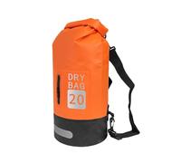Dilwe Mochila con Bolsa Seca a Prueba de Agua de 20 L, Cierre Superior Enrollable de PVC, Correas de Hombro Dobles, Tiras Reflectantes, Anillos en D, con Bolsillo de (un Paquete)