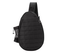 Dilwe Mochila de Tenis, Bolsa para Raqueta Deportiva Impermeable de Gran Capacidad con Bolsillo Húmedo y Múltiples Compartimentos para Entrenamiento y Viajes (Black)