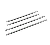 Dilwe Moldura para Ventana de Coche, Burlete Exterior de Goma ABS, 4 Piezas, Cinturón para Ventana de Puerta, Burlete OE 72410 SWA A01 para CR V 2007 2008 2009 2010 2011