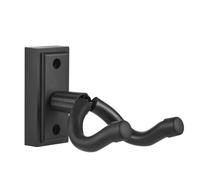 Dilwe Monte de Pared de Guitarra, Gancho de Colgador, para Guitarra Acústica de Todos los Tamaños, Guitarra Eléctrica, bajo (BLACK)