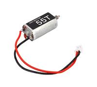 Dilwe Motor con Buje RC, Motor 55T de Alto par con Engranaje de Piñón 11T para AXIAL SCX24 1/24 RC Crawler Car