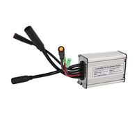 Dilwe Motor sin Escobillas de Bicicleta Eléctrica, Controlador de Onda Sinusoidal de Metal 36V / 48V 17a 6mos con Línea de Luz para Motor de 250W