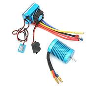 Dilwe Motor sin Escobillas F540 4370KV de 4, Disipador de Calor de Aluminio CNC de Alto par con ESC Impermeable de 60 A, para Coche RC 1 10