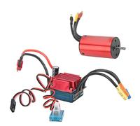 Dilwe Motor sin Escobillas y Juego ESC, Aleación de Aluminio 2845 2800KV Rotor de Alto par con ESC 35A, Ideal para Entusiastas de los Coches RC 1/12