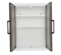 Dilwe Mueble de Baño Montado en la Pared con Ganchos, Material PP sobre el Organizador del Inodoro para Cosméticos y Artículos de Tocador, 40,5 X 13 X 32 Cm, Almacenamiento de Tocador Que Ahorra
