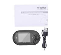 Dilwe Music Metronome Tool Universal Beat Keeper With Vibrant Color Screen 10 Sonidos de Ritmo para Guitarra Violin Bass Running Cycling (BLACK)