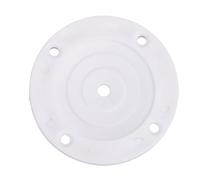 Dilwe Ojal para Caña de Uso Marino, Soporte para Caña Redonda de PVC Blanco, 7,05 Cm de Diámetro Exterior, Ajuste Cómodo, Fácil Instalación, Uso Múltiple para Enrutamiento de Cables, Soporte para de
