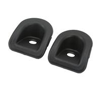 Dilwe Ojal para Perilla de Cerradura de Puerta, Biseles de Cerradura de Puerta ABS, 2 Piezas 7R3Z AC de Repuesto para 2006 a 2014, Reparación Interior del Panel de la Izquierda del Conductor (BLACK)