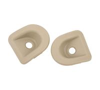 Dilwe Ojal para Perilla de Cerradura de Puerta, Biseles de Cerradura de Puerta ABS, 2 Piezas 7R3Z AC de Repuesto para 2006 a 2014, Reparación Interior del Panel de la Izquierda del Conductor (Beige)