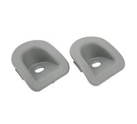 Dilwe Ojal para Perilla de Cerradura de Puerta, Biseles de Cerradura de Puerta ABS, 2 Piezas 7R3Z AC de Repuesto para 2006 a 2014, Reparación Interior del Panel de la Izquierda del Conductor (GRAY)