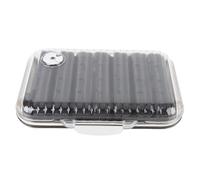 Dilwe Organizador Semanal de Medicamentos, Caja de 7 Días con Sello Seguro, Contenedor de Viaje Portátil para Vitaminas y Suplementos, 7,1x5,1x1,6 Pulgadas (28 Cuadrícula)