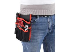 Dilwe Oxford - Bolsa de tamaño de herramienta sostenible, portátil, para camping, camping, exteriores, para herramientas de borde rojo (cinturón rojo)