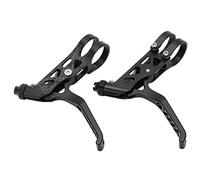 Dilwe Palanca de ruptura, 1 par de palancas de freno de bicicleta de aleación de aluminio para Brompton 3sixty Mountain Bike (negro)
